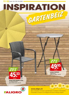 Aligro Katalog in Pratteln | Aktuälli Schnäppchen und Ängbot | 2025-03-10T00:00:00.000Z - 2025-04-19T00:00:00.000Z