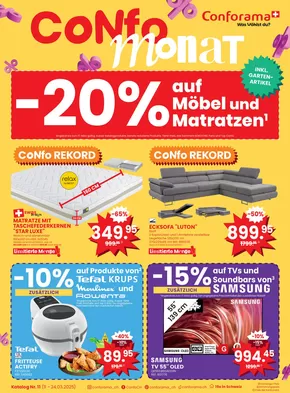 Conforama Katalog in Lausanne | Conforama reklamblad - DE | 2025-03-11T00:00:00.000Z - 2025-03-24T00:00:00.000Z