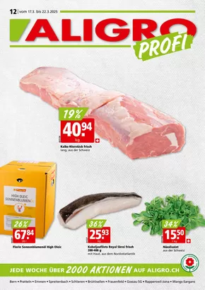 Aligro Katalog in Basel | Top-Ängbot für alli Schnäppchenjäger | 2025-03-17T00:00:00.000Z - 2025-03-22T00:00:00.000Z