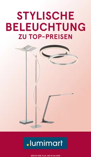 Lumimart Katalog in Prilly | Exklusivi Deals für üsi Chunde | 2025-03-12T00:00:00.000Z - 2025-04-02T00:00:00.000Z