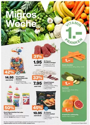 Migros Katalog in Pratteln | Top-Deals und Rabatt | 2025-03-18T00:00:00.000Z - 2025-03-24T00:00:00.000Z