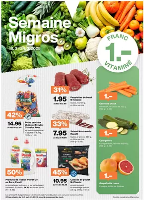 Migros Katalog | Top-Deals für alli Chunde | 2025-03-18T00:00:00.000Z - 2025-03-24T00:00:00.000Z