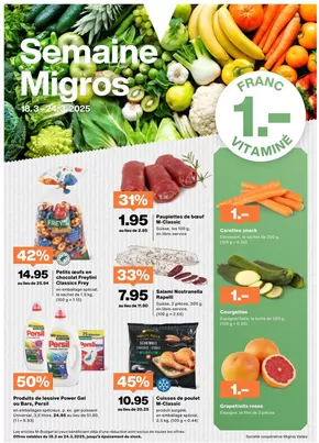 Migros Katalog | Tolles Ängbot für Schnäppchenjäger | 2025-03-18T00:00:00.000Z - 2025-03-24T00:00:00.000Z