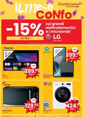 Conforama Katalog in Villars-sur-Glâne | Conforama reklamblad - IT | 2025-03-18T00:00:00.000Z - 2025-03-24T00:00:00.000Z