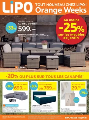Lipo Katalog in Lausanne | Lipo Prospectus Online - FR | 2025-03-18T00:00:00.000Z - 2025-03-31T00:00:00.000Z