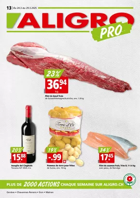 Aligro Katalog in Basel | Actions PRO #13 | 2025-03-24T00:00:00.000Z - 2025-03-29T00:00:00.000Z