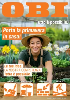 OBI Katalog in Pratteln | TUTTO È POSSIBILE CON OBI | 2026-04-07T00:00:00.000Z - 2026-05-30T00:00:00.000Z
