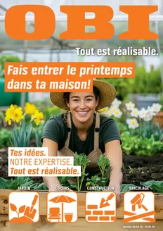 OBI Katalog in Pratteln | TOUT EST RÉALISABLE AVEC OBI | 2026-04-07T00:00:00.000Z - 2026-05-30T00:00:00.000Z