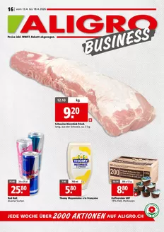 Aligro Katalog in Locarno | Attraktiivi Sonderängbot für alli | 2026-04-13T00:00:00.000Z - 2026-04-18T00:00:00.000Z