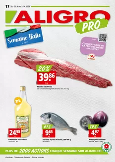 Aligro Katalog in Schaffhausen | Actions PRO #17 | 2026-04-20T00:00:00.000Z - 2026-04-25T00:00:00.000Z