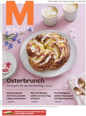 Migros Katalog in Zürich | Migros magazin | 2025-04-14T00:00:00.000Z - 2025-04-28T00:00:00.000Z