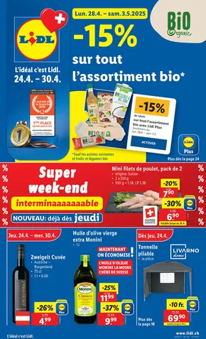 Lidl Katalog in Wettingen | Attraktiivi Sonderängbot für alli | 2025-04-24T00:00:00.000Z - 2025-04-30T00:00:00.000Z