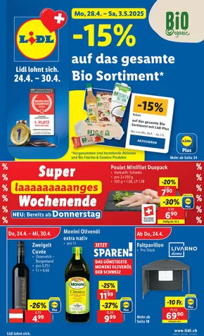 Lidl Katalog in Lausanne | Ängbot für Schnäppchenjäger | 2025-04-24T00:00:00.000Z - 2025-04-30T00:00:00.000Z