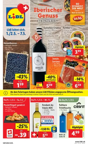 Lidl Katalog in Sarnen | Attraktiivi Sonderängbot für alli | 2025-05-01T00:00:00.000Z - 2025-05-07T00:00:00.000Z