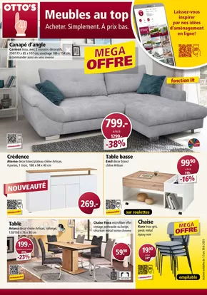 Otto's Katalog | CATALOGUE DE MEUBLES - FR | 2025-05-01T00:00:00.000Z - 2025-06-30T00:00:00.000Z
