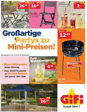 GiFi Katalog | Gifi reklamblad - DE | 2025-05-06T00:00:00.000Z - 2025-05-19T00:00:00.000Z
