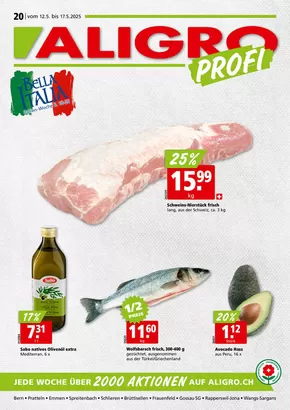 Aligro Katalog | Aktuälli Schnäppchen und Ängbot | 2025-05-12T00:00:00.000Z - 2025-05-17T00:00:00.000Z