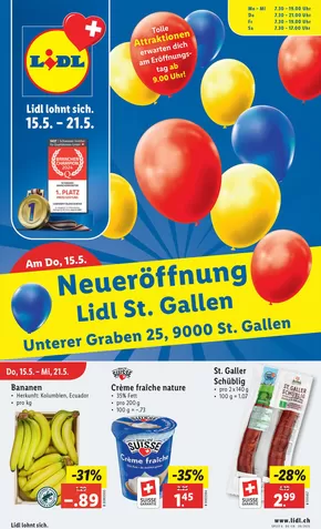 Lidl Katalog | Lidl St. Gallen, Unterer Graben 25 - DE | 2025-05-15T00:00:00.000Z - 2025-05-21T00:00:00.000Z