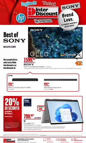 Interdiscount Katalog in St. Gallen | Interdiscount reklamblad IT | 2025-05-12T00:00:00.000Z - 2025-05-25T00:00:00.000Z