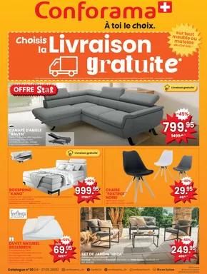 Conforama Katalog | Conforama reklamblad - FR | 2025-05-14T00:00:00.000Z - 2025-05-27T00:00:00.000Z