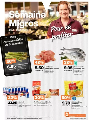 Migros Katalog in Genève | Top-Ängbot für alli Schnäppchenjäger | 2025-05-20T00:00:00.000Z - 2025-05-26T00:00:00.000Z