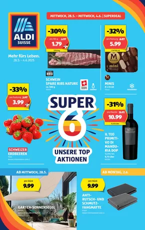 Aldi Katalog in Wettingen | Blättere online im ALDI SUISSE Flugblatt | 2025-05-28T00:00:00.000Z - 2025-06-04T00:00:00.000Z