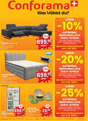 Conforama Katalog | Conforama reklamblad - DE | 2025-05-28T00:00:00.000Z - 2025-06-10T00:00:00.000Z