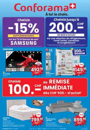 Conforama Katalog | Conforama reklamblad - FR | 2025-06-04T00:00:00.000Z - 2025-06-17T00:00:00.000Z