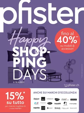 Pfister Katalog in Winterthur | Pfister reklamblad | 2025-06-06T00:00:00.000Z - 2025-06-16T00:00:00.000Z