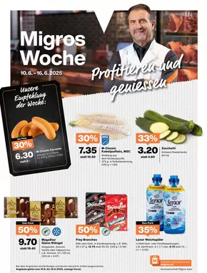 Migros Katalog in Gossau (ZH) | Rabatt und Aktione | 2025-06-10T00:00:00.000Z - 2025-06-16T00:00:00.000Z