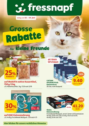 Fressnapf Katalog in Luzern | Angebote aus unserer Werbung für dich - DE | 2025-06-12T00:00:00.000Z - 2025-06-14T00:00:00.000Z