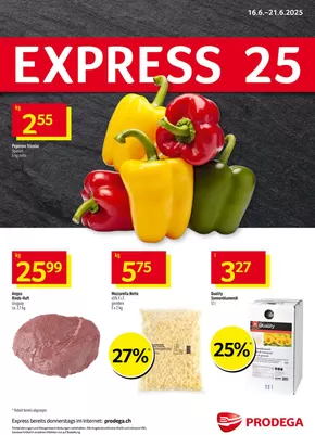 Prodega Katalog in Langenthal | Prodega reklamblad - DE | 2025-06-16T00:00:00.000Z - 2025-06-21T00:00:00.000Z