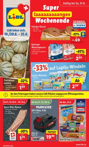 Lidl Katalog in Wettingen | Exklusivi Schnäppchen | 2025-06-19T00:00:00.000Z - 2025-06-25T00:00:00.000Z