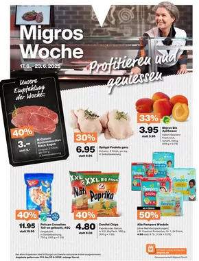 Migros Katalog in Regensdorf | Top-Ängbot für alli Schnäppchenjäger | 2025-06-17T00:00:00.000Z - 2025-06-23T00:00:00.000Z