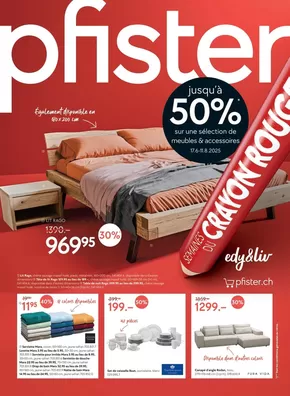 Pfister Katalog in Zürich | Top-Deals für alli Chunde | 2025-06-17T00:00:00.000Z - 2025-08-11T00:00:00.000Z