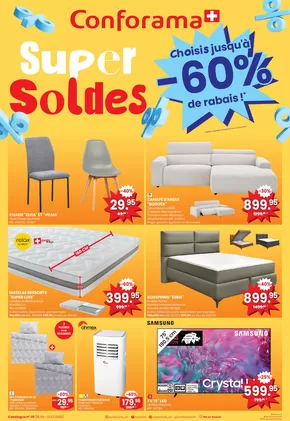 Conforama Katalog | Conforama reklamblad - FR | 2025-06-18T00:00:00.000Z - 2025-07-01T00:00:00.000Z