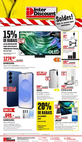 Interdiscount Katalog in Cham | Aktuälli Schnäppchen und Ängbot | 2025-06-23T00:00:00.000Z - 2025-07-06T00:00:00.000Z