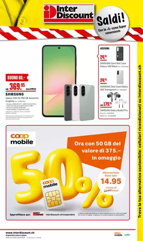 Interdiscount Katalog in Cham | Interdiscount reklamblad IT | 2025-06-23T00:00:00.000Z - 2025-07-06T00:00:00.000Z