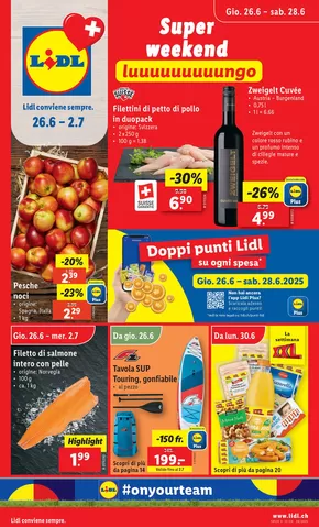 Lidl Katalog in Aigle | Attraktiivi Sonderängbot für alli | 2025-06-26T00:00:00.000Z - 2025-07-02T00:00:00.000Z