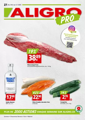 Aligro Katalog in Therwil | Actions PRO #27 | 2025-06-30T00:00:00.000Z - 2025-07-05T00:00:00.000Z