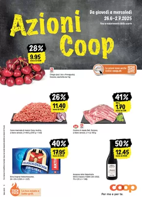 Coop Katalog in Zürich | Exklusivi Deals für üsi Chunde | 2025-06-26T00:00:00.000Z - 2025-07-02T00:00:00.000Z