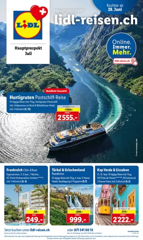 Lidl Katalog in Therwil | Juli - Reise-Highlights - DE | 2025-06-28T00:00:00.000Z - 2025-07-31T00:00:00.000Z