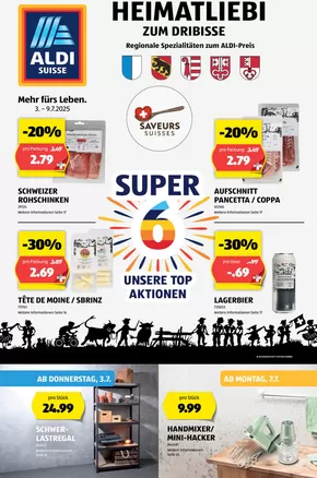 Aldi Katalog | Exklusivi Deals und Schnäppchen | 2025-07-03T00:00:00.000Z - 2025-07-09T00:00:00.000Z