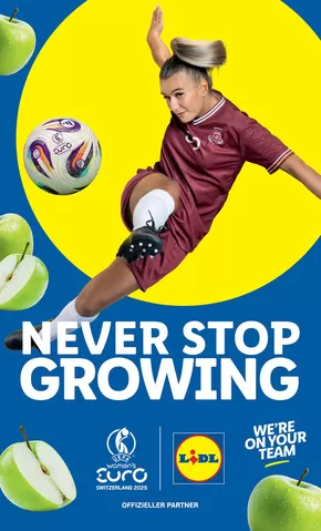 Lidl Katalog in Genève | UEFA WOMEN’S EURO 2025™ - DE | 2025-07-02T00:00:00.000Z - 2025-07-27T00:00:00.000Z