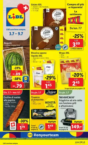 Lidl Katalog in Therwil | Exklusivi Deals und Schnäppchen | 2025-07-03T00:00:00.000Z - 2025-07-09T00:00:00.000Z