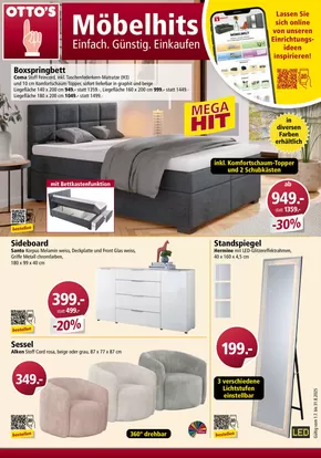 Otto's Katalog in Basel | MÖBELFLYER - DE | 2025-07-01T00:00:00.000Z - 2025-08-31T00:00:00.000Z