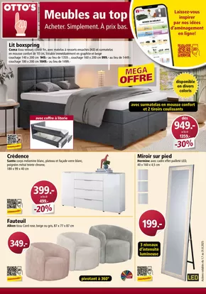 Otto's Katalog in Basel | CATALOGUE DE MEUBLES - FR | 2025-07-01T00:00:00.000Z - 2025-08-31T00:00:00.000Z