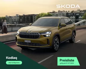 Škoda Katalog in Basel | Preisliste Kodiaq | 2025-07-02T00:00:00.000Z - 2025-07-16T00:00:00.000Z