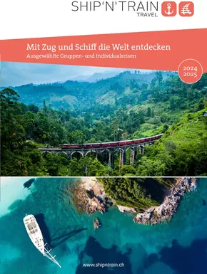 Globetrotter Katalog |  Ship'n'Train Schiff- und Zugreisen | 2024-10-16T00:00:00.000Z - 2025-03-31T00:00:00.000Z
