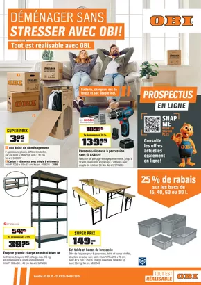 OBI Katalog in Prilly | Tout est réalisable avec OBI. | 2025-03-02T00:00:00.000Z - 2025-03-22T00:00:00.000Z